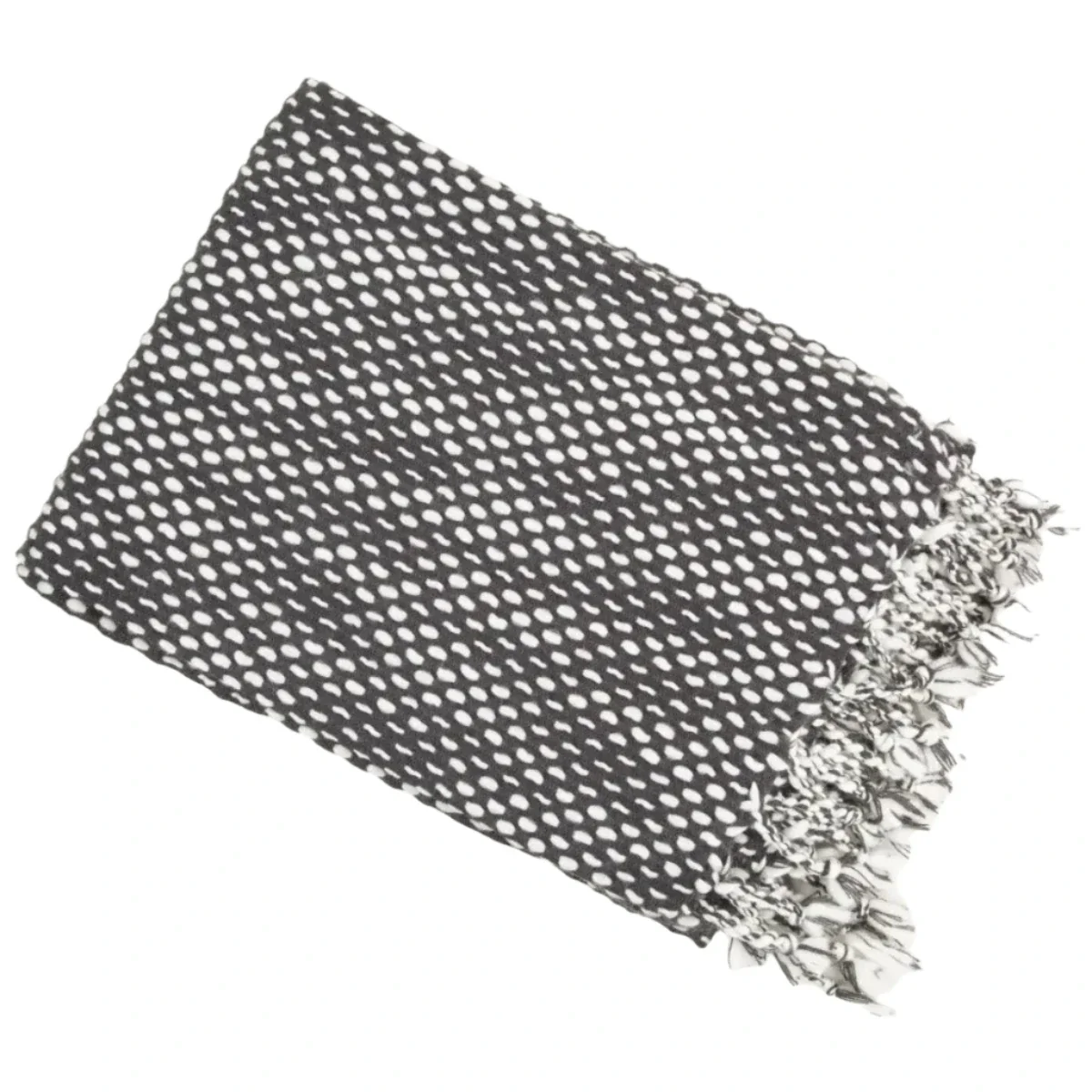 Malini Slate Raindrops Throw - Image 2