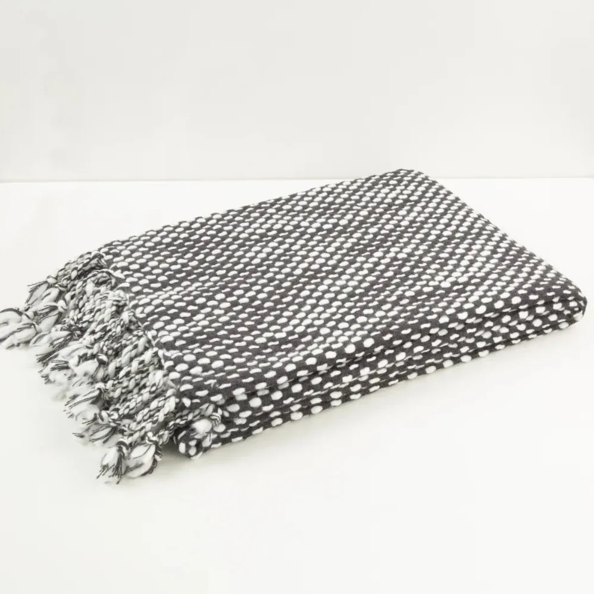 Malini Slate Raindrops Throw - Image 3