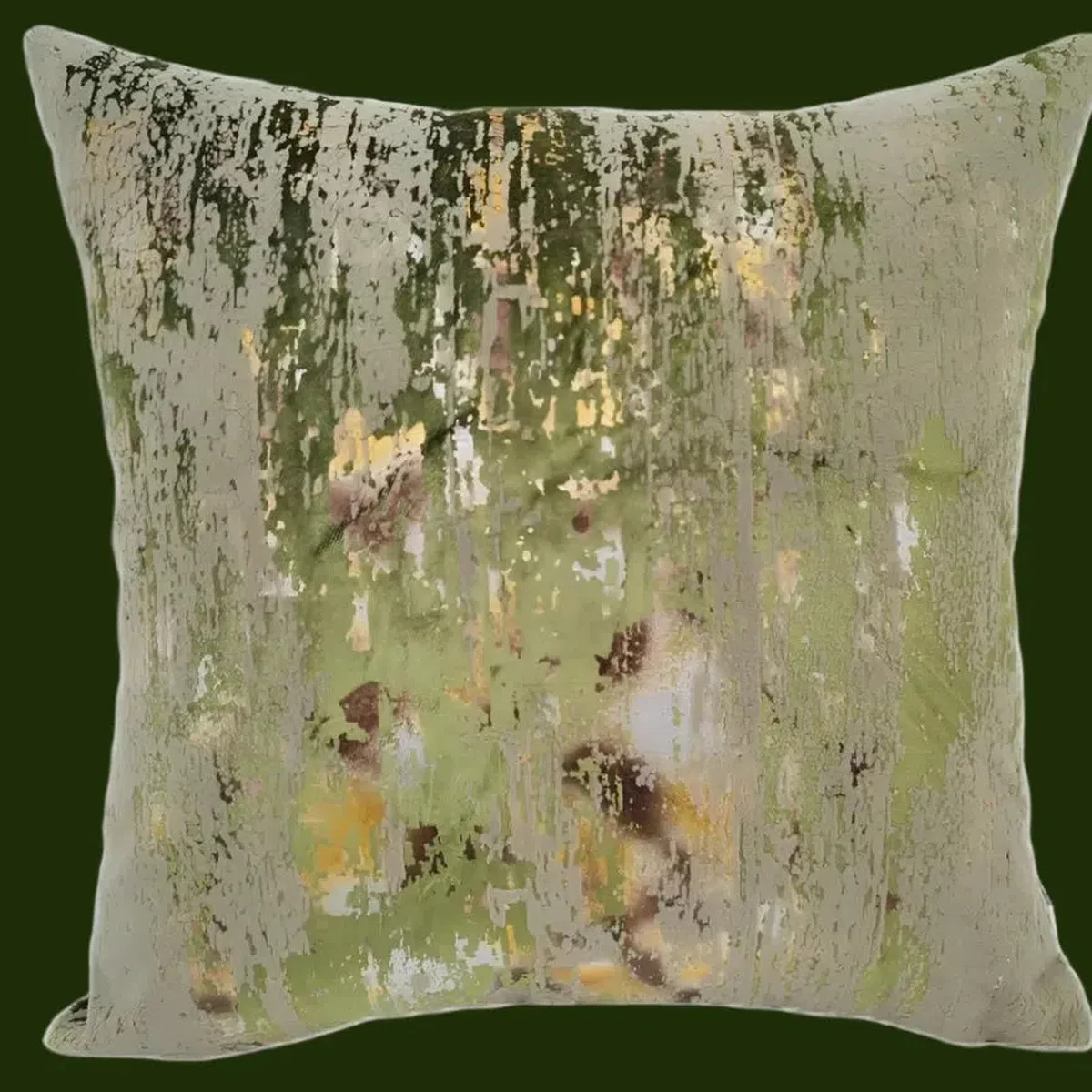 Malini Torcello Large Cushion In Olive - Image 2