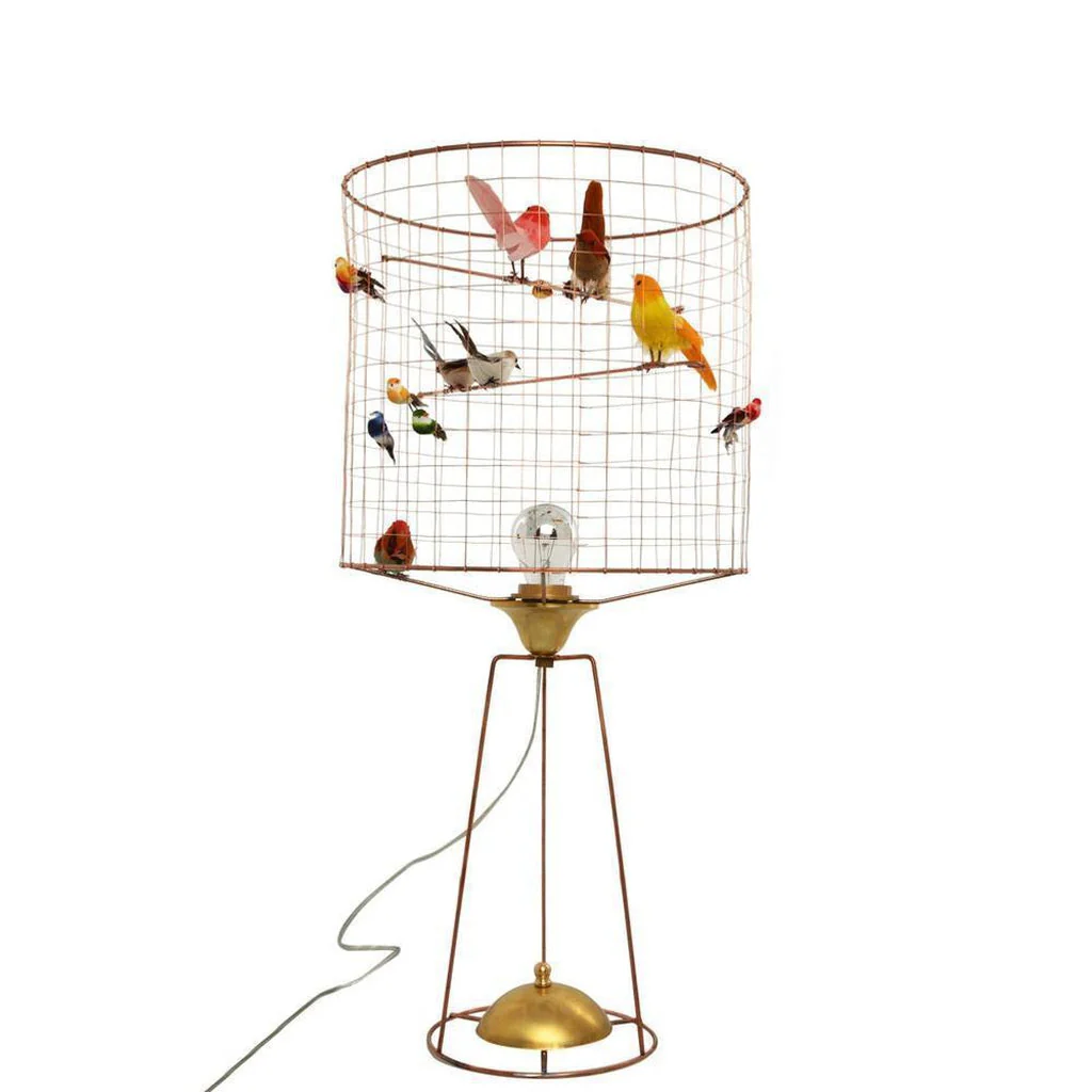Mathieu Challieres La Voliere Birdcage Tall Table Lamp - Image 3