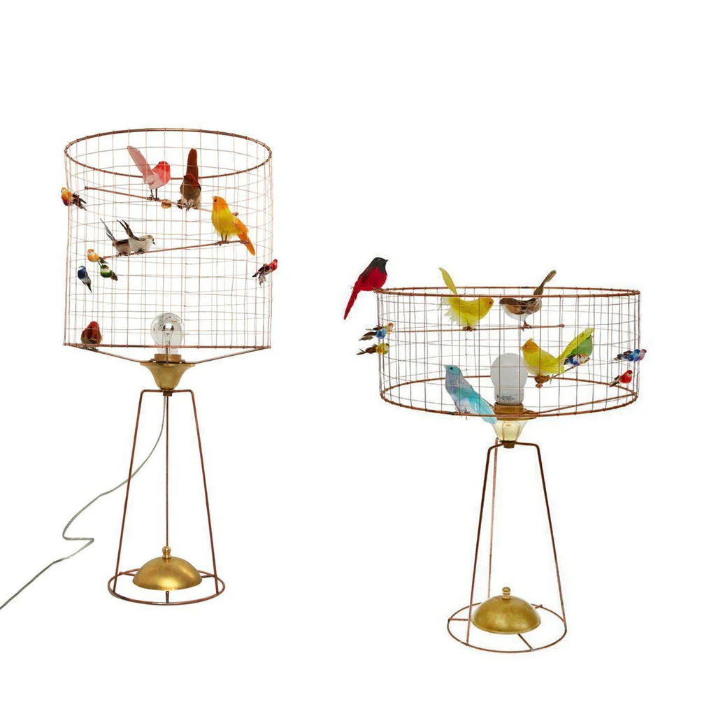 Mathieu Challieres La Voliere Birdcage Tall Table Lamp - Image 4