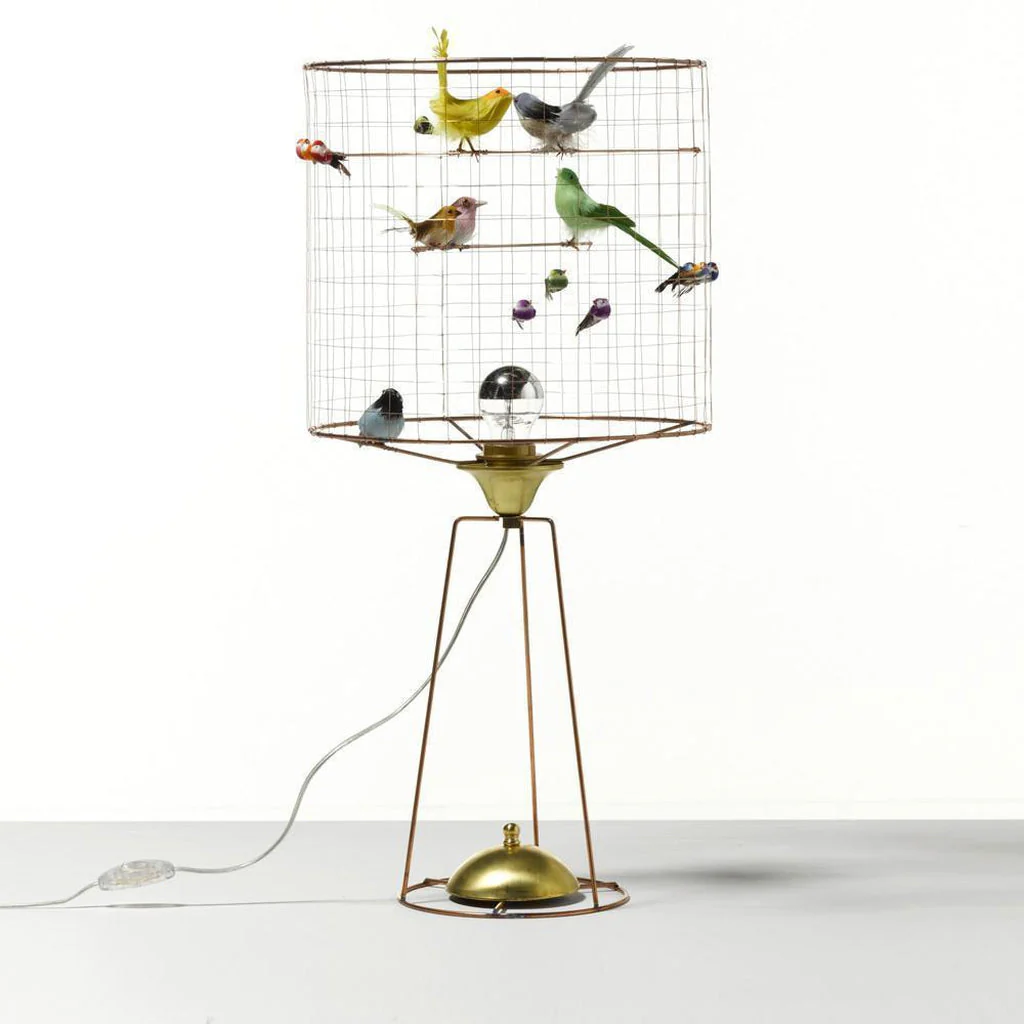 Mathieu Challieres La Voliere Birdcage Tall Table Lamp - Image 5