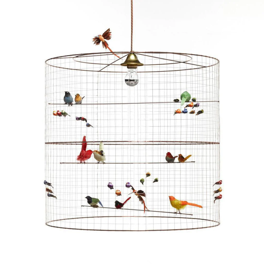 Mathieu Challieres La Voliere Large Two Tier Pendant Lamp - Image 5