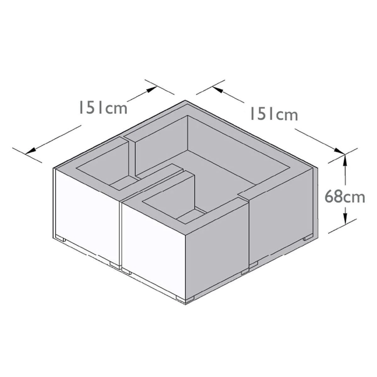 Maze - 2 Seat Sofa Set - Garden Furniture Cover