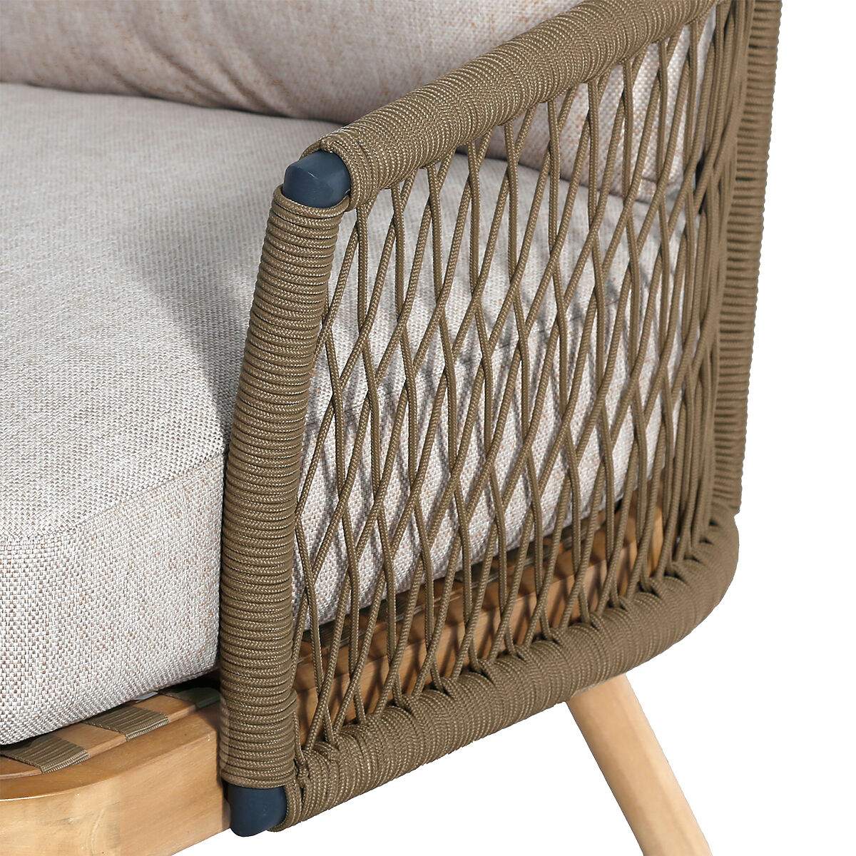 Maze - Bali Rope Weave Double Sunlounger Set - Image 2