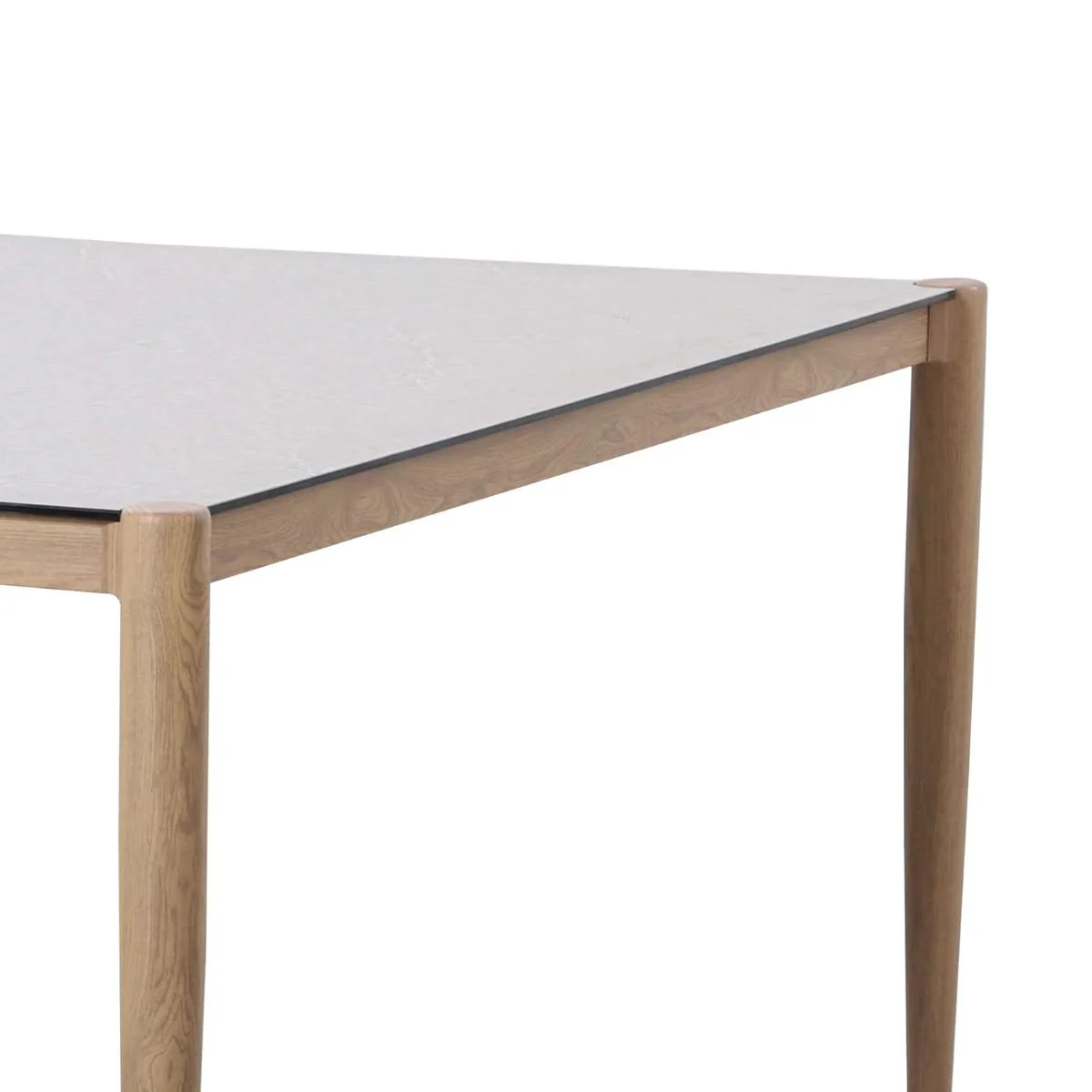 Maze Burford 6 Seat Aluminium Rectangular Dining Set - Almond - Image 3