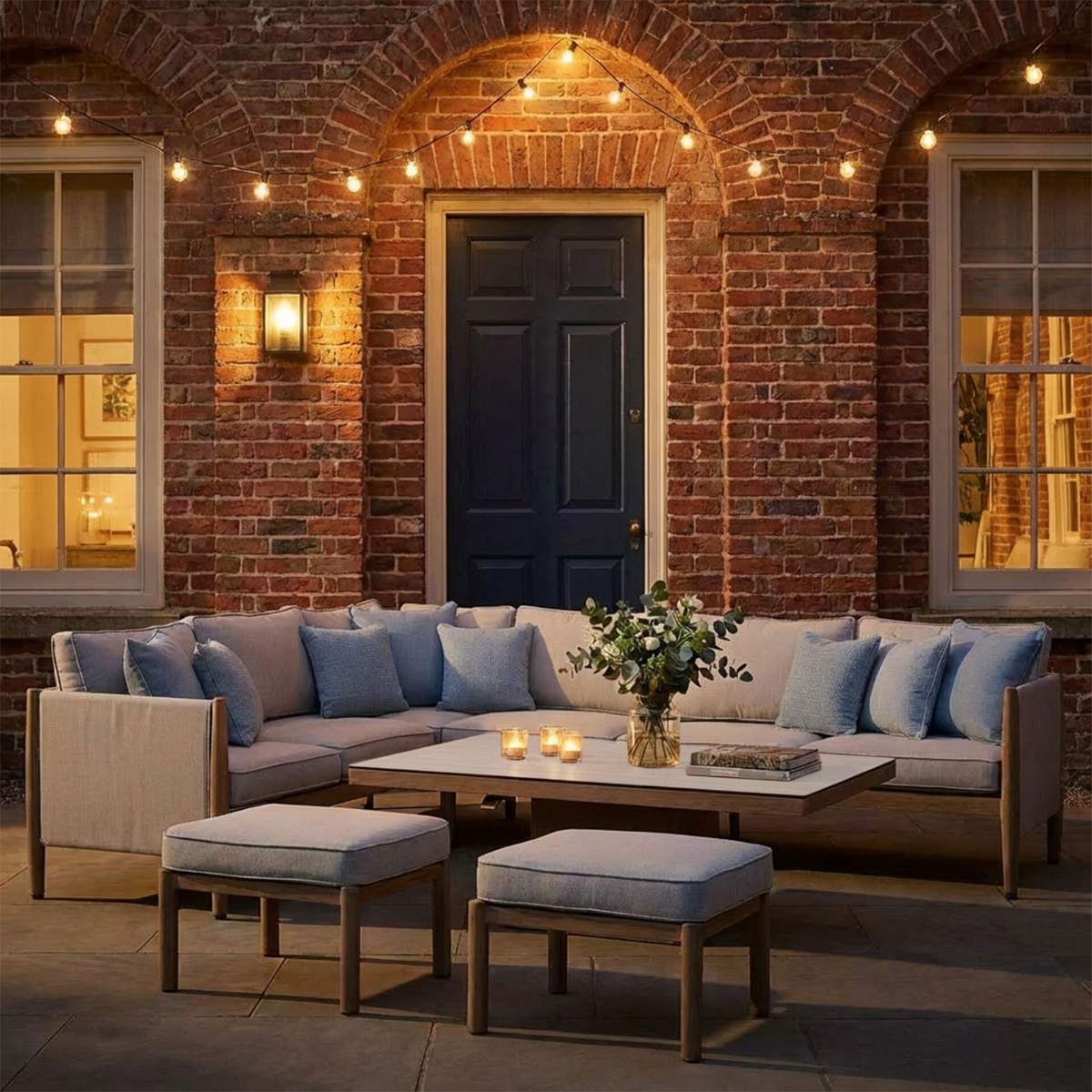 Maze Burford Large Aluminium Corner Dining Set - Image 15