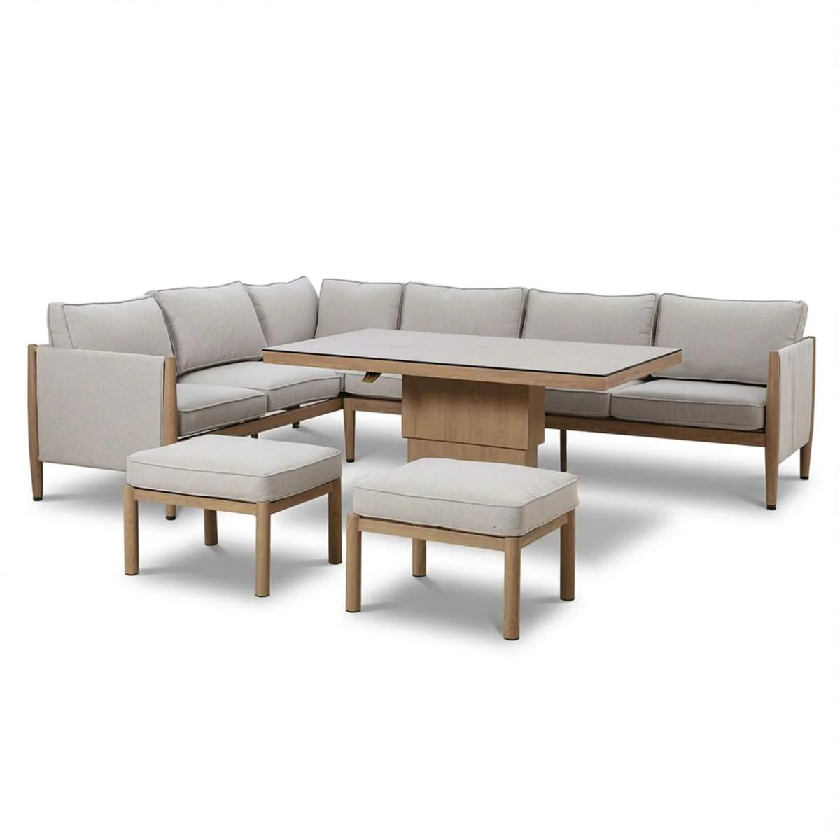 Maze Burford Large Aluminium Corner Dining Set - Image 2