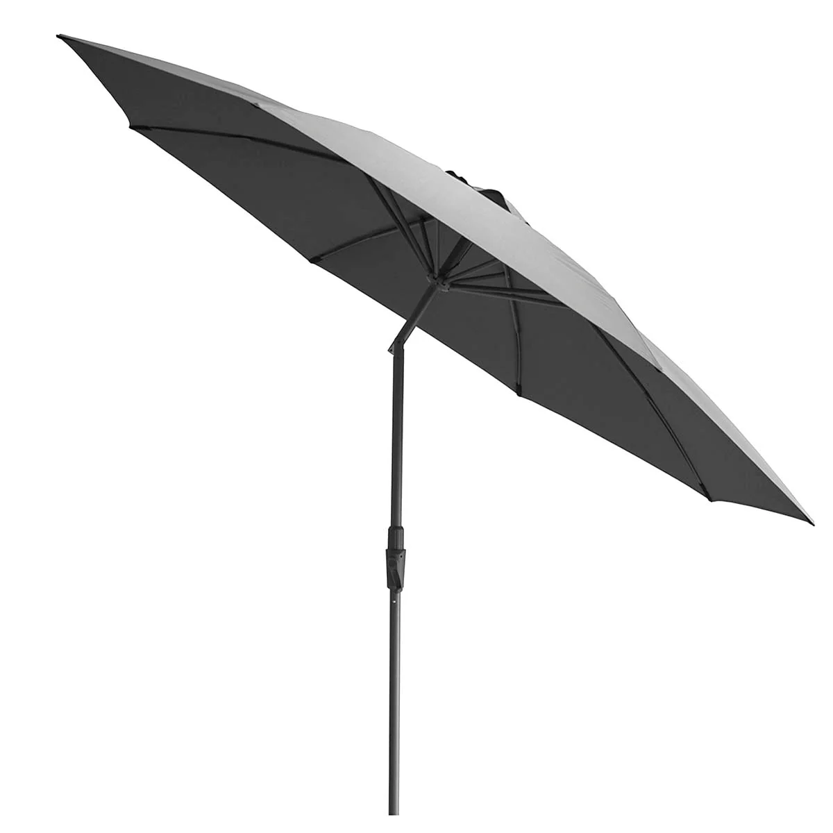 Maze Charcoal Grey Capri 2.7M Round Parasol - Image 2