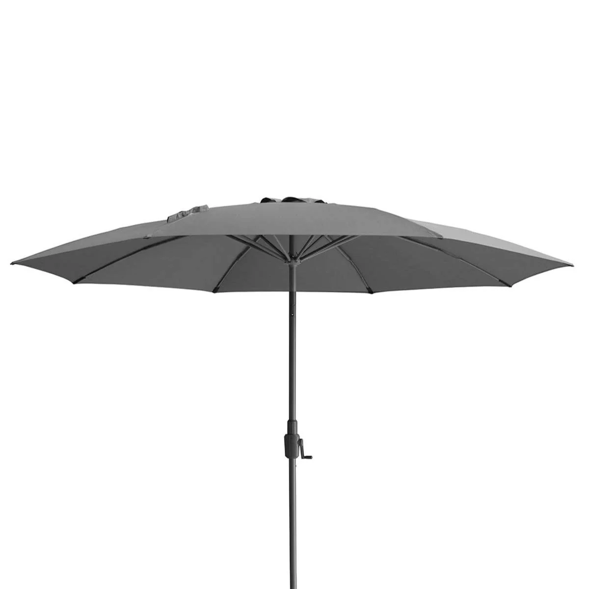 Maze Charcoal Grey Capri 3M Round Parasol