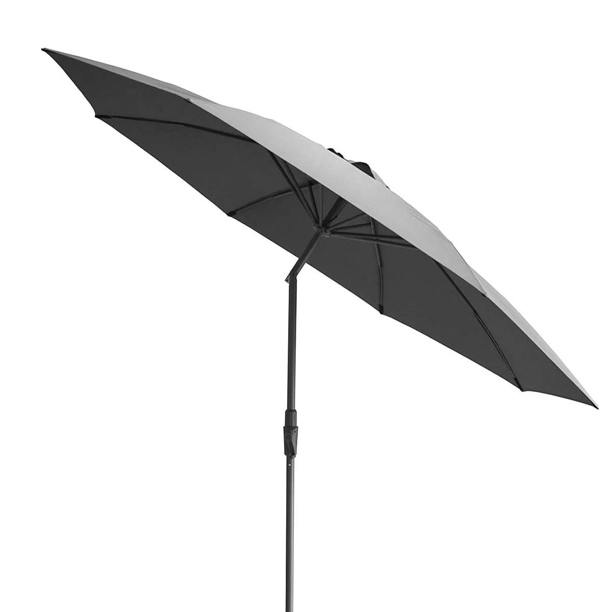 Maze Charcoal Grey Capri 3M Round Parasol - Image 2