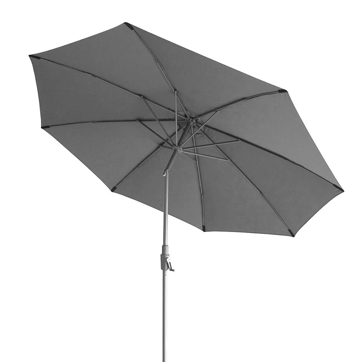 Maze Charcoal Grey Capri 3M Round Parasol - Image 3