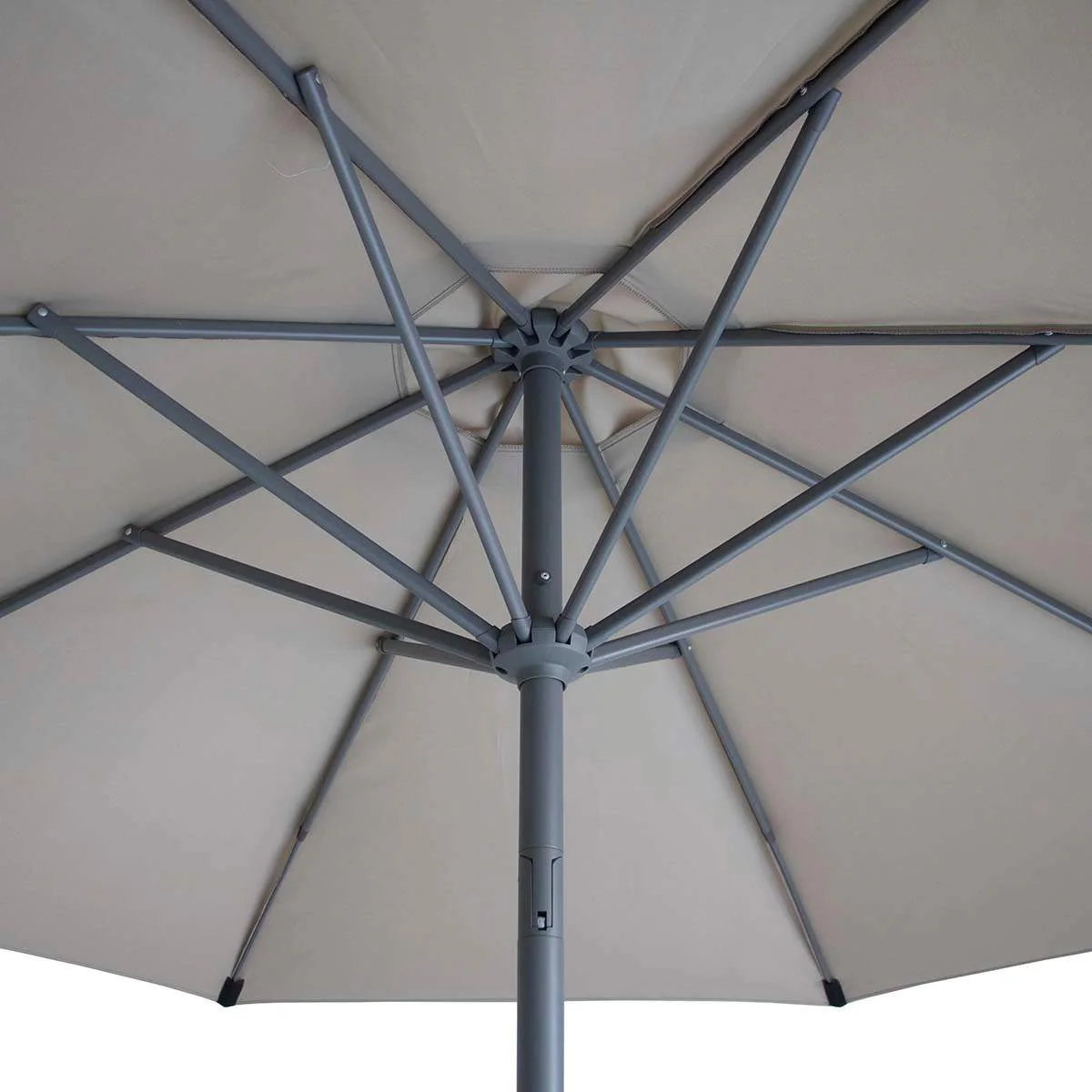Maze Clay Beige Capri 3.5M Round Parasol - Image 5