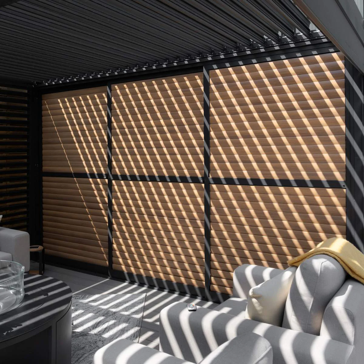 Maze - Como Pergola Sliding Louvre Panel Door - Image 15