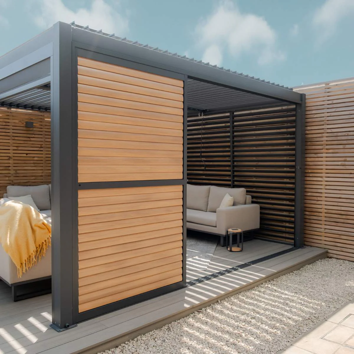 Maze - Como Pergola Sliding Louvre Panel Door - Image 17