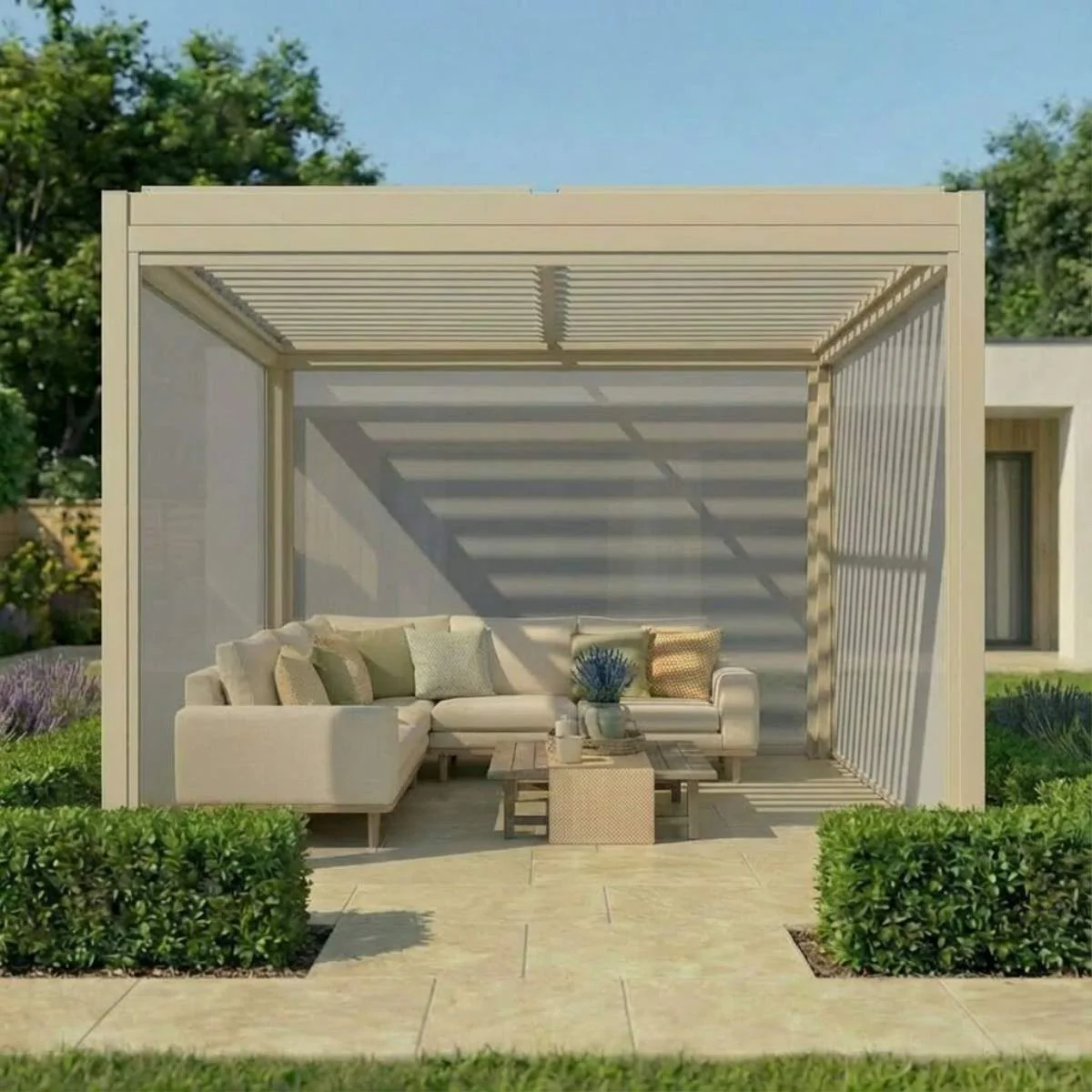 Maze - Como Pergola Zip Drop Side Blind - Image 6