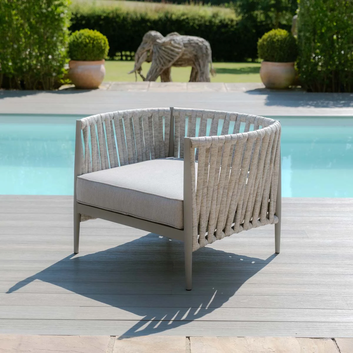 Maze Milan Rope Weave 2 Seat Sofa Set - Image 11