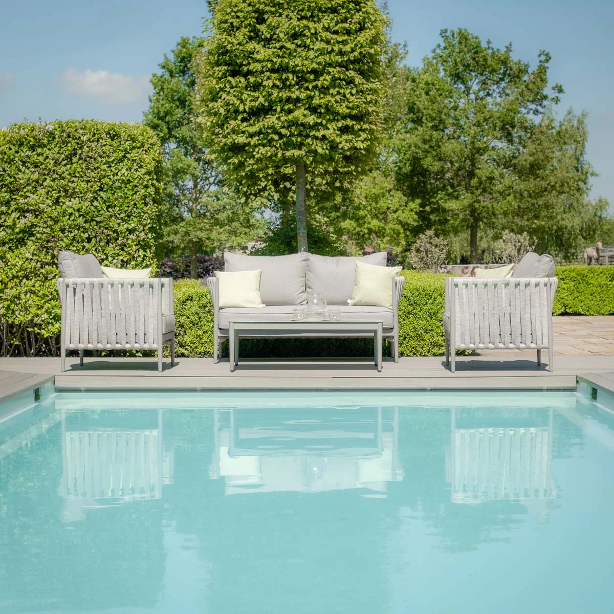 Maze Milan Rope Weave 2 Seat Sofa Set - Image 16