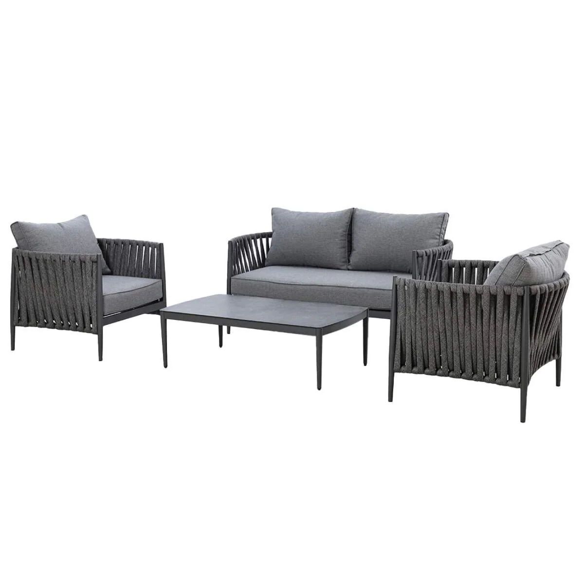 Maze Milan Rope Weave 2 Seat Sofa Set - Image 2