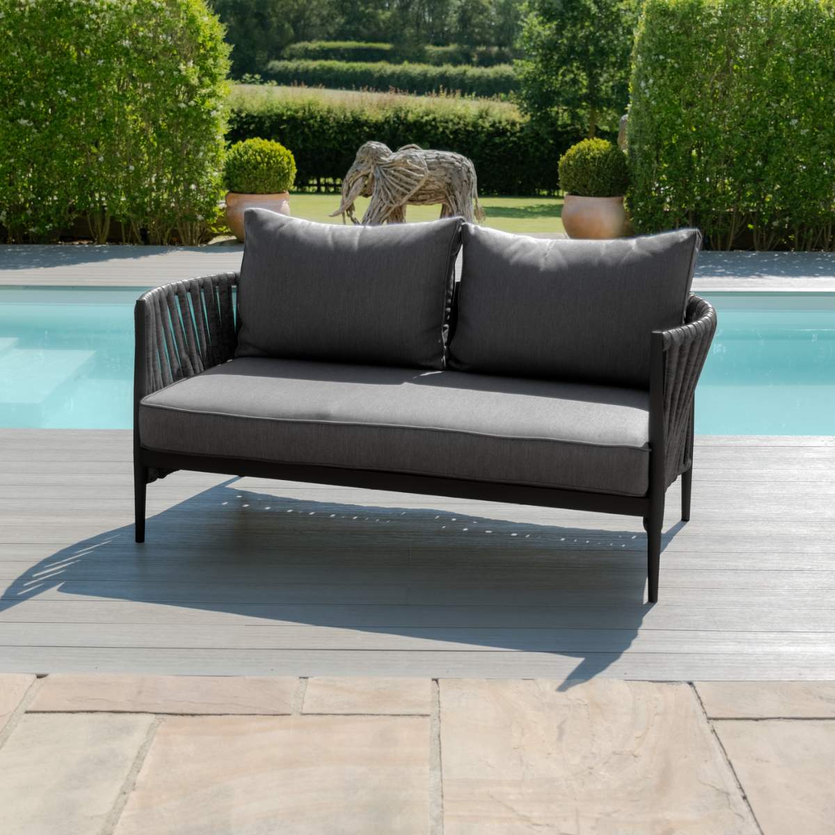Maze Milan Rope Weave 2 Seat Sofa Set - Image 25