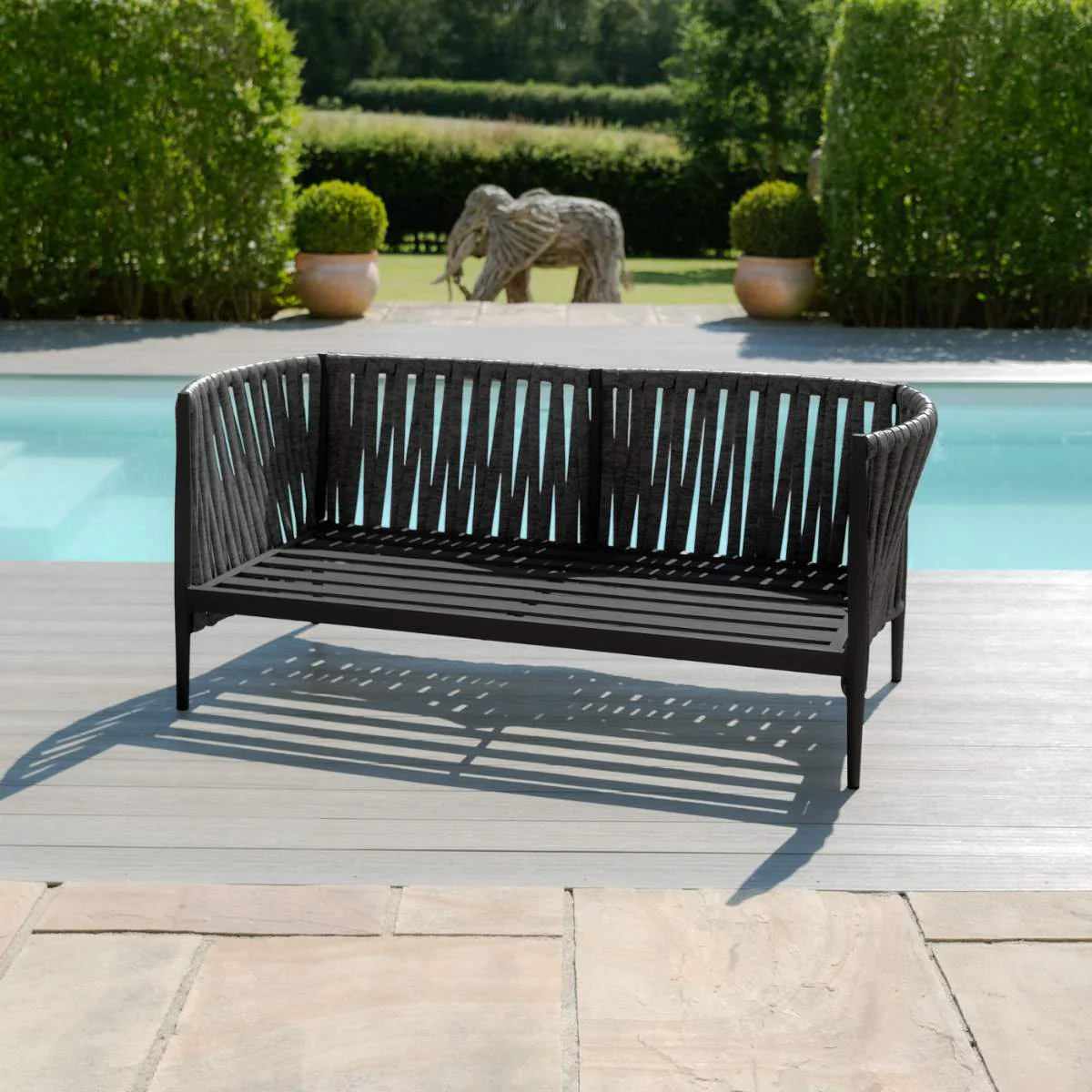 Maze Milan Rope Weave 2 Seat Sofa Set - Image 28