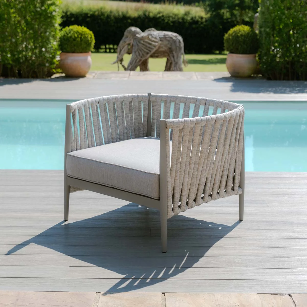 Maze Milan Rope Weave 3 Seat Sofa Set - Image 12