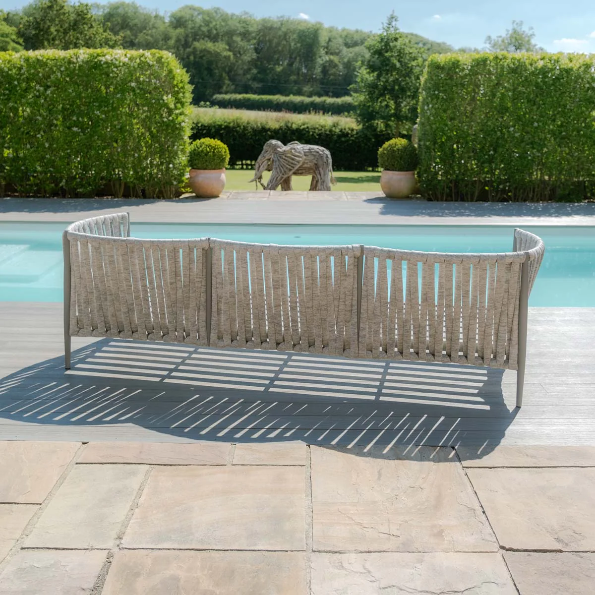Maze Milan Rope Weave 3 Seat Sofa Set - Image 24