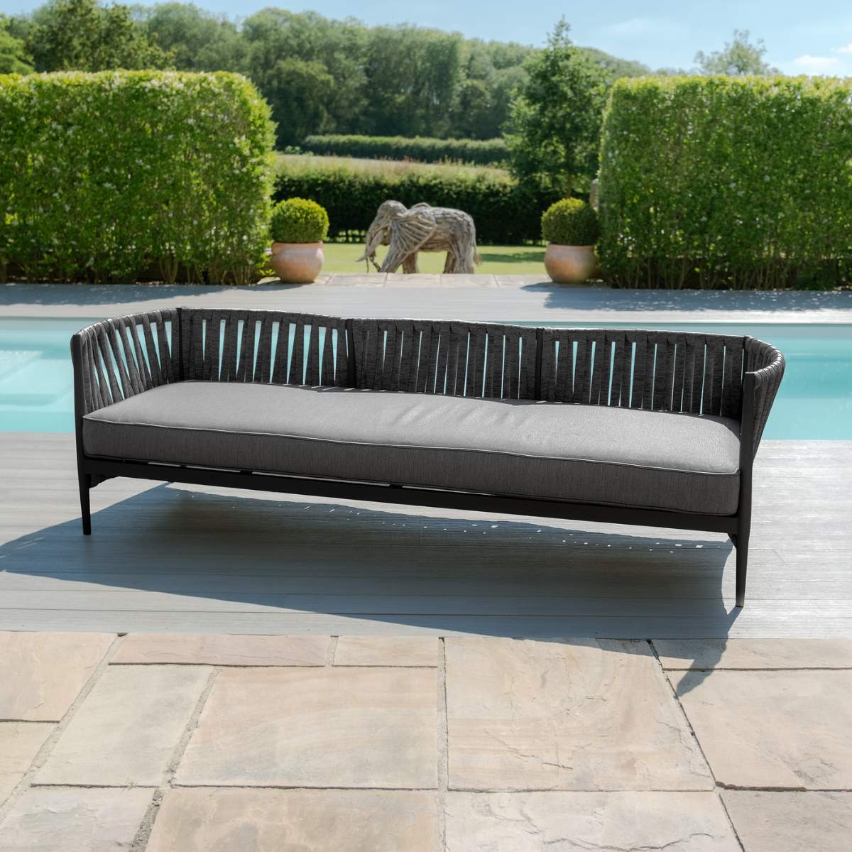 Maze Milan Rope Weave 3 Seat Sofa Set - Image 31
