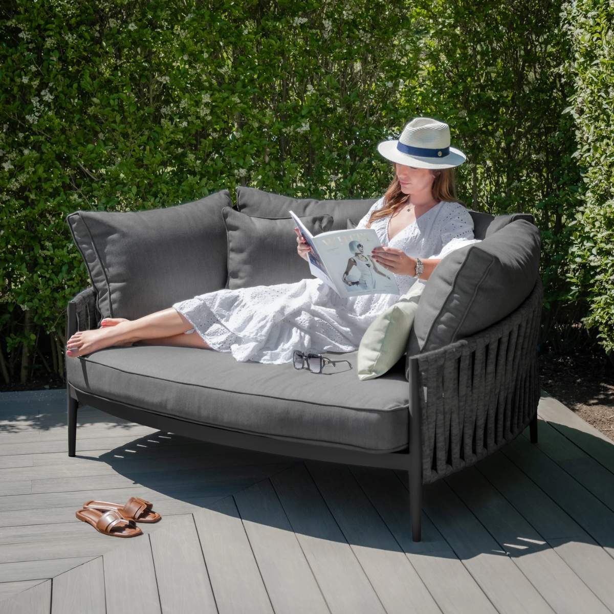 Maze Milan Rope Weave Daybed - Image 17