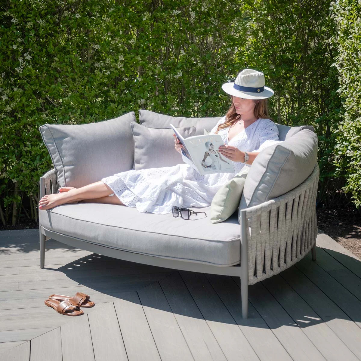 Maze Milan Rope Weave Daybed - Image 5