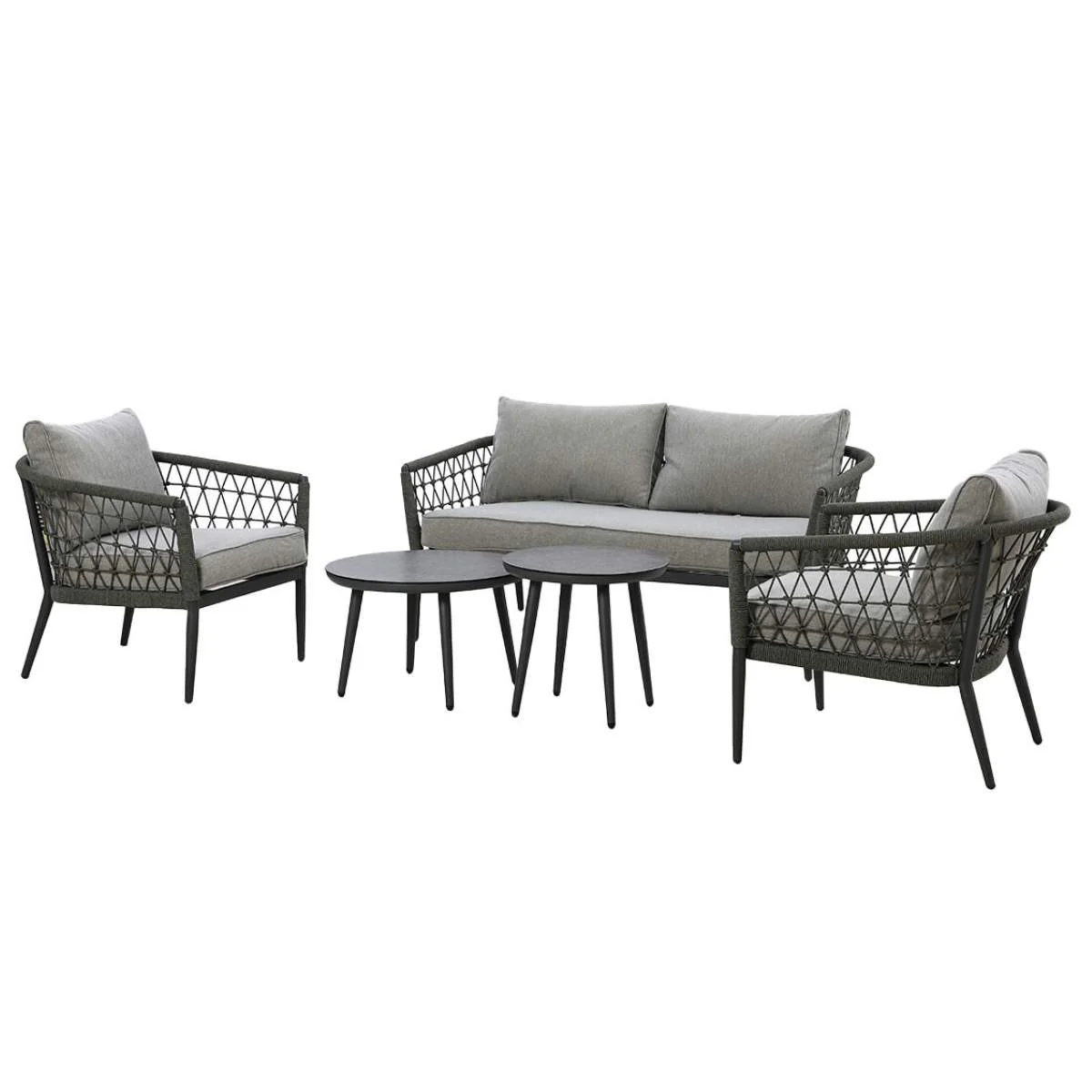 Maze Monaco Rope Weave 2 Seat Sofa Set - Image 2