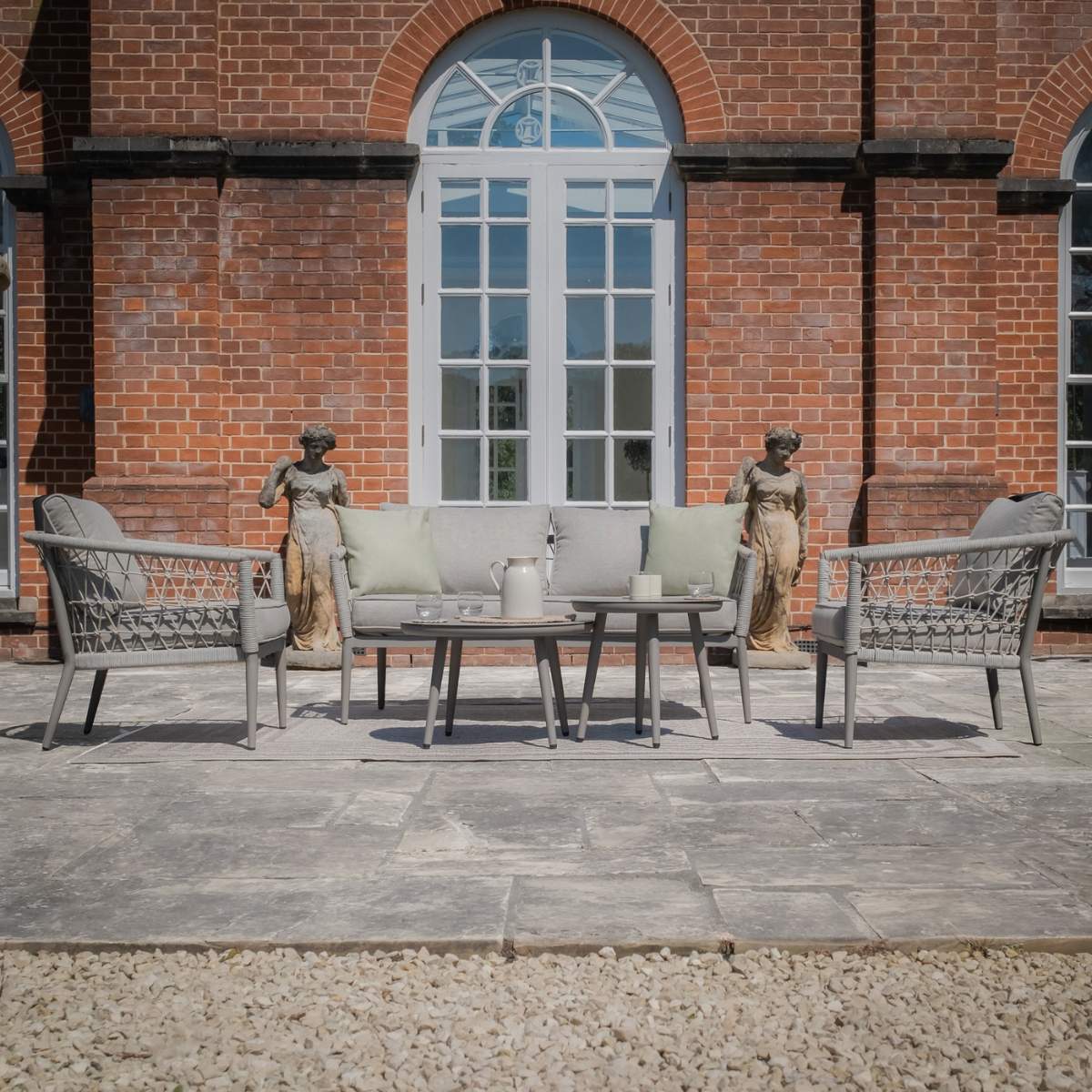 Maze Monaco Rope Weave 2 Seat Sofa Set - Image 4