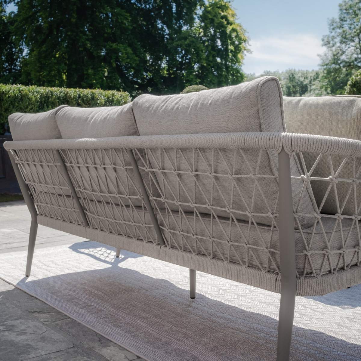Maze Monaco Rope Weave 3 Seat Sofa Set - Image 11