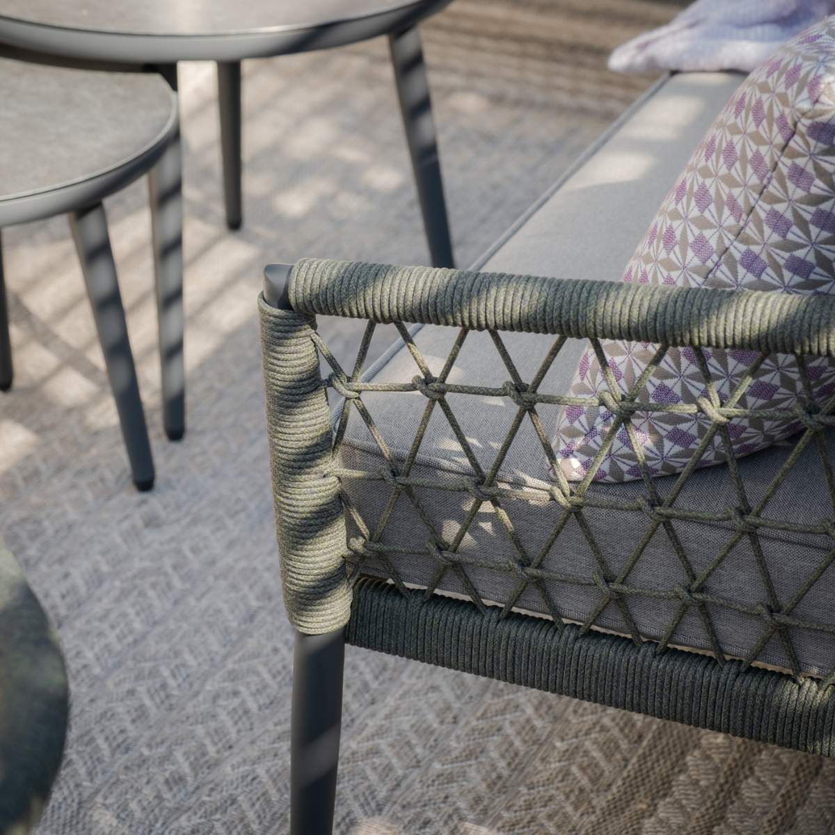 Maze Monaco Rope Weave 3 Seat Sofa Set - Image 23
