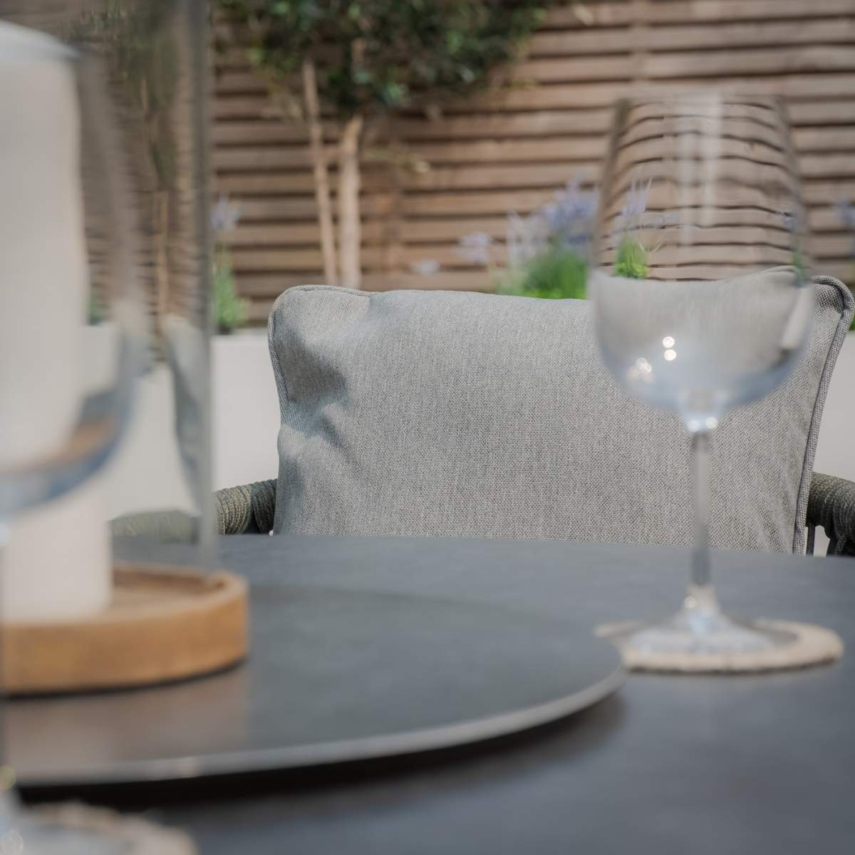 Maze Monaco Rope Weave 6 Seat Oval Dining Set - Image 19