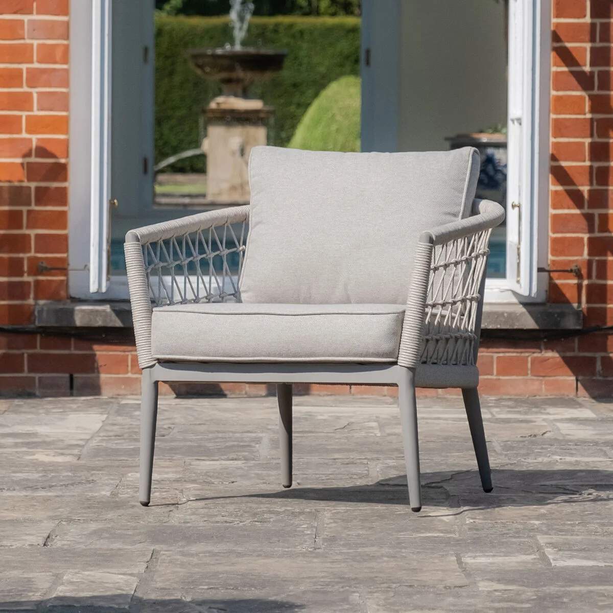 Maze Monaco Rope Weave Lounge Chair - Image 3