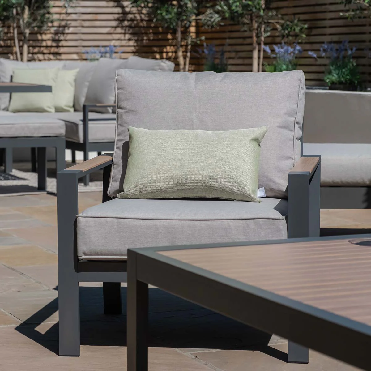 Maze Dove Grey Vancouver 3 Seat Sofa Set - Image 9