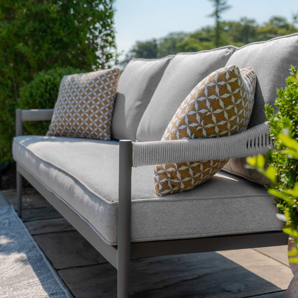 Maze Florence Rope Weave 3 Seat Sofa Set - Image 13