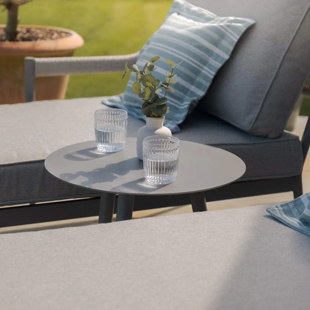 Maze Florence Rope Weave Double Sunloungers - Image 11