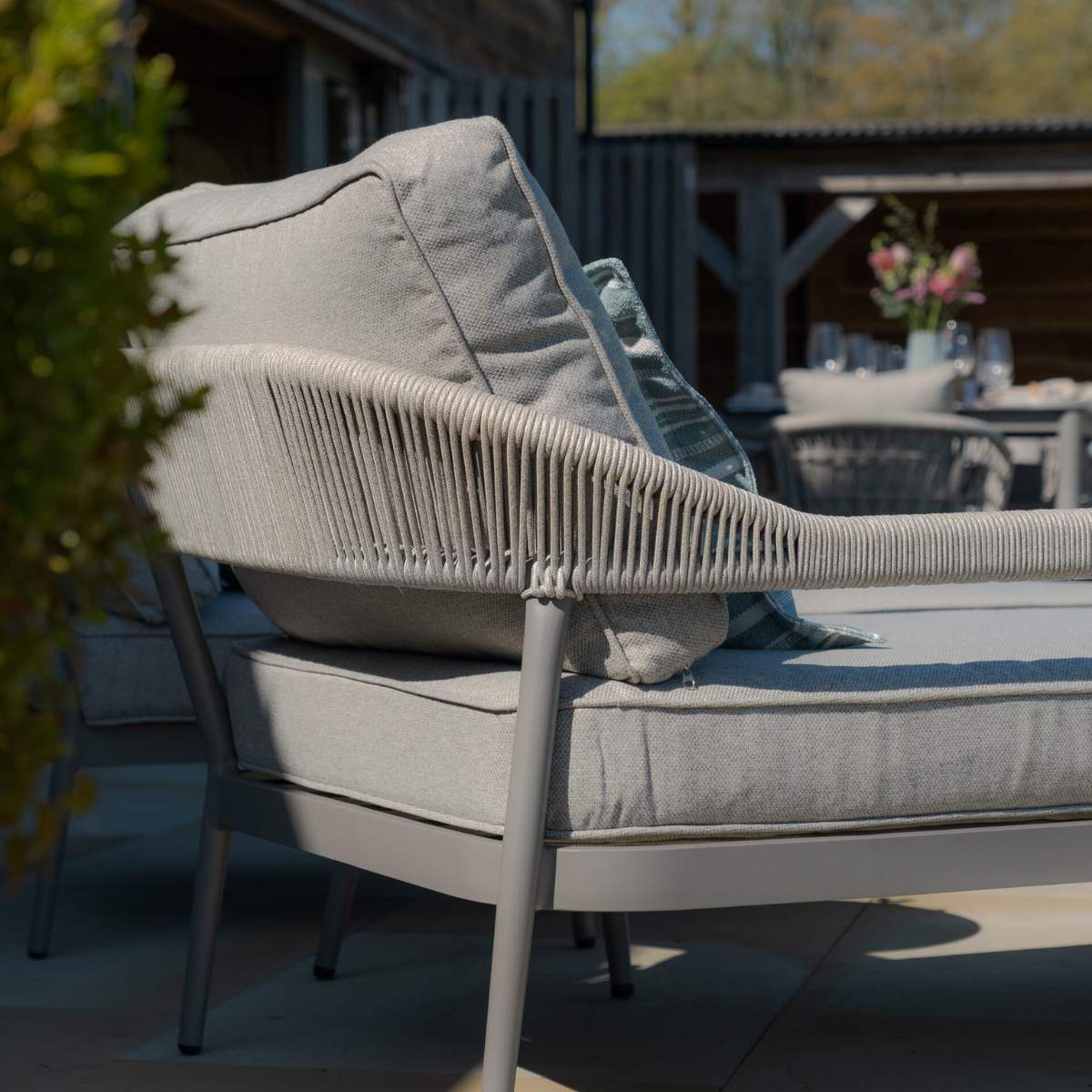 Maze Florence Rope Weave Double Sunloungers - Image 8