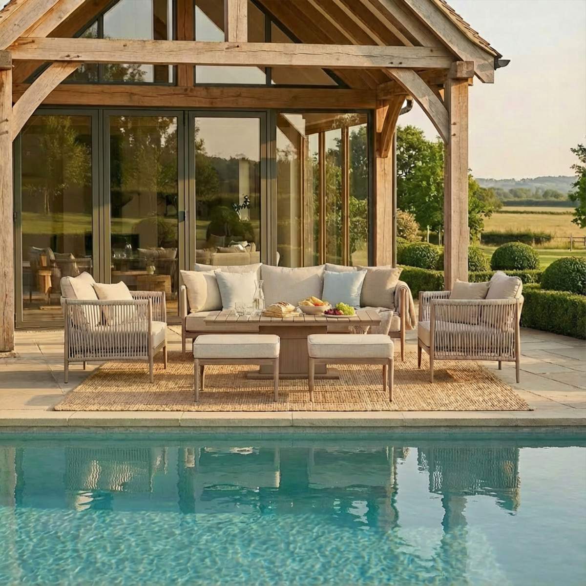 Maze Havana Rope Weave 3 Seat Sofa Dining Set - Image 11