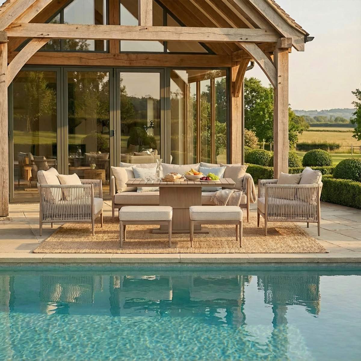 Maze Havana Rope Weave 3 Seat Sofa Dining Set - Image 12