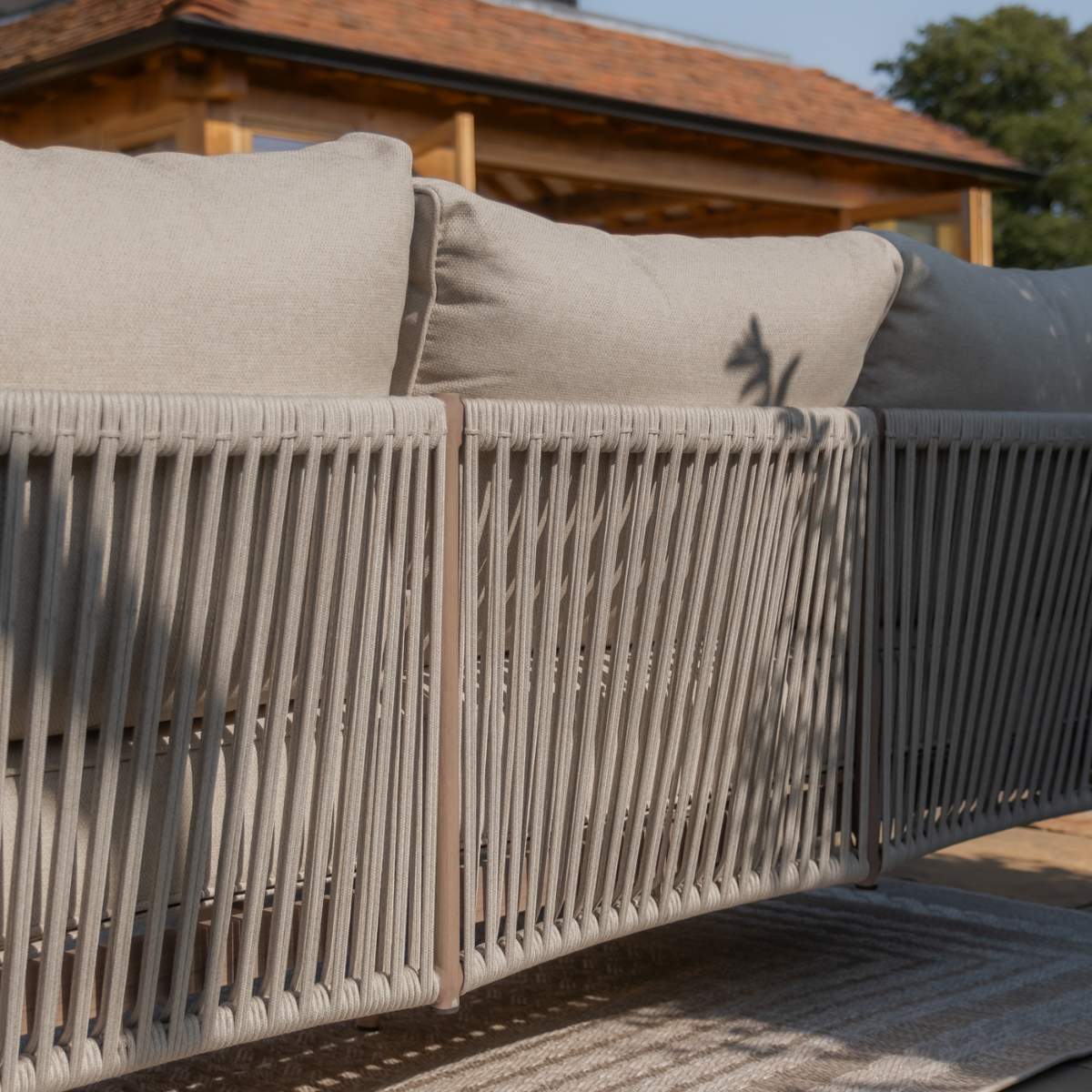 Maze Havana Rope Weave Small Corner Sofa Set - Image 10