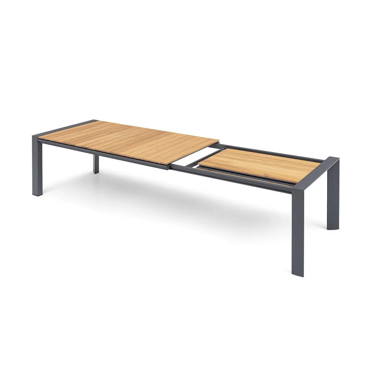 Maze - Jakarta 6 - 10 Seat Rectangular Extending Teak Dining Table - Image 4