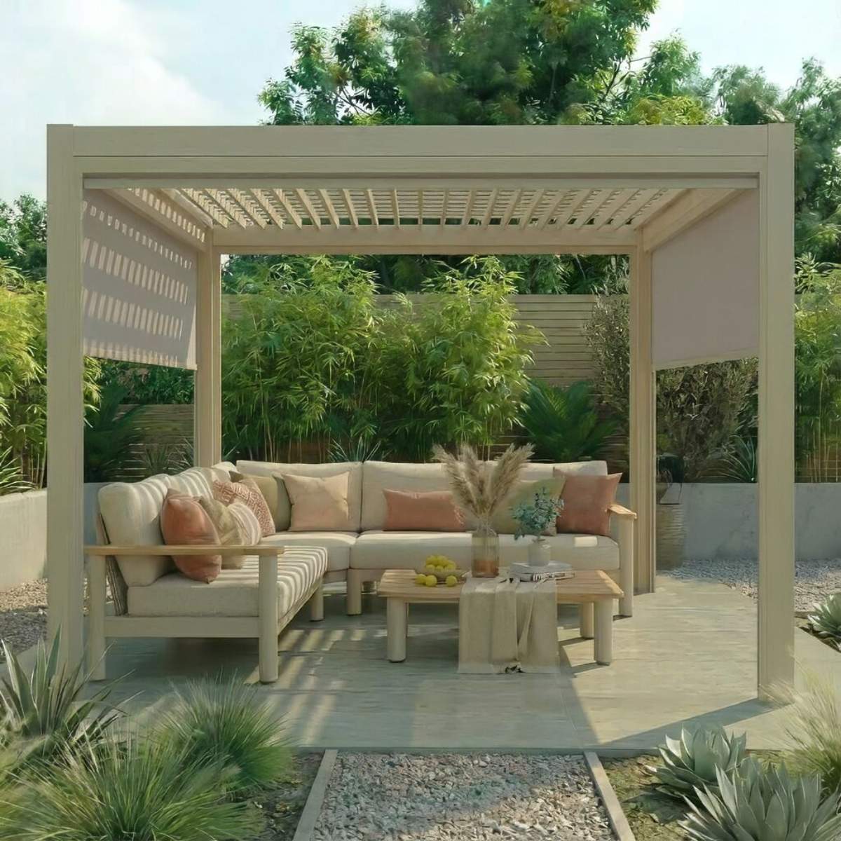 Maze - Jupiter Pergola Zip Drop Side Blind - Image 6