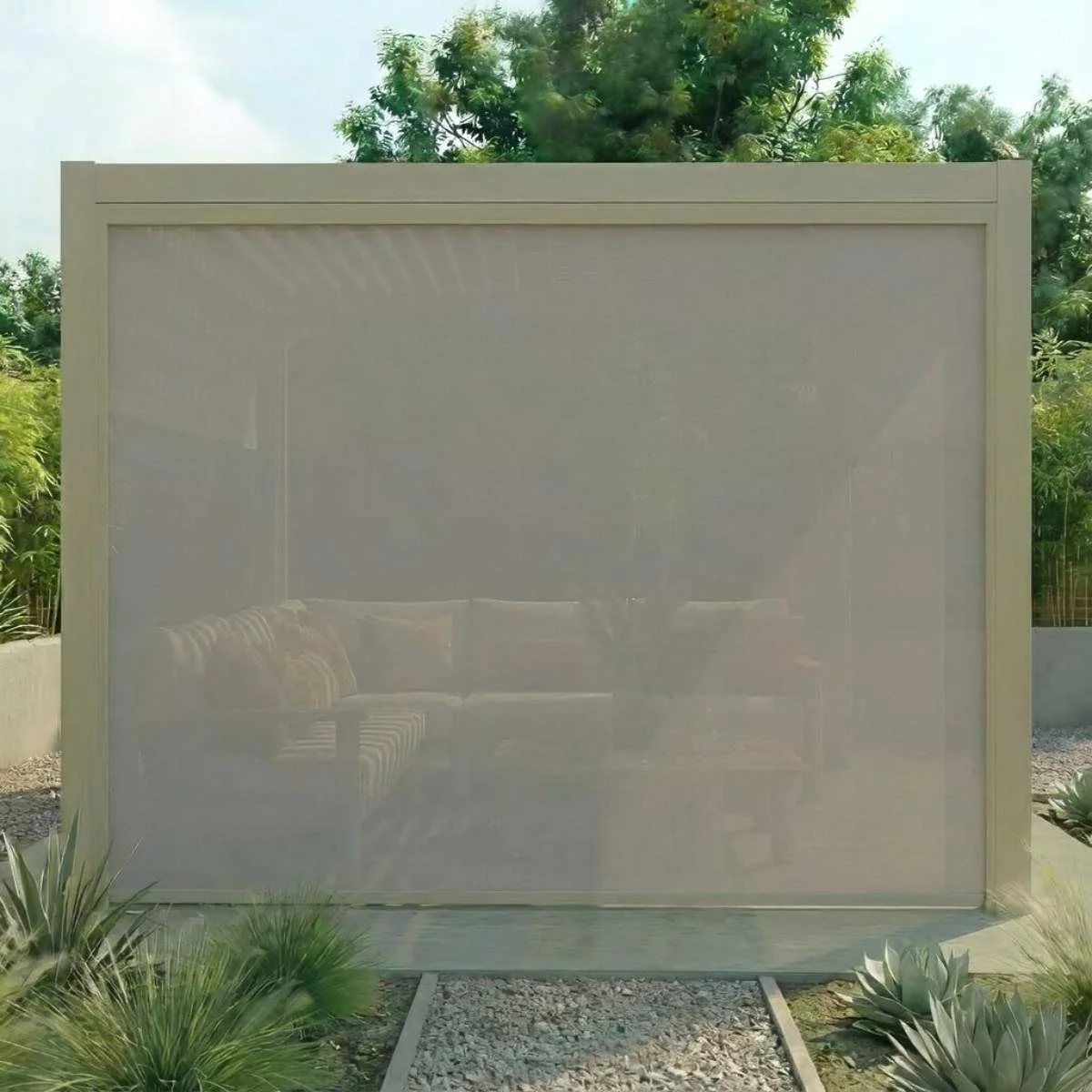 Maze - Jupiter Pergola Zip Drop Side Blind - Image 8