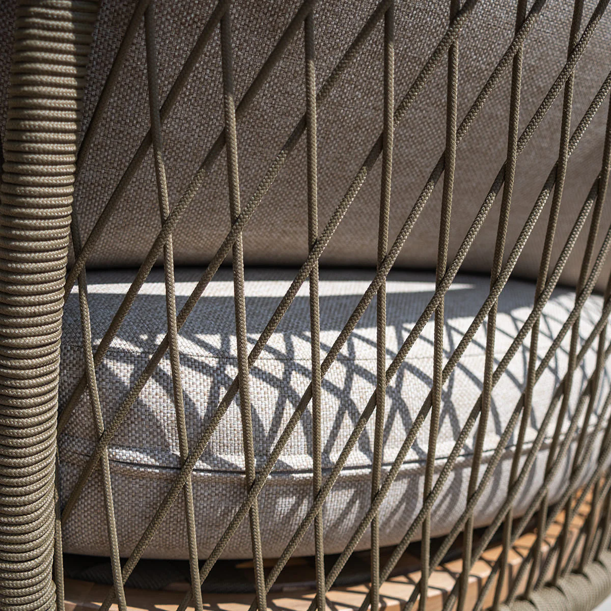 Maze - Bali Rope Weave 3 Seat Lounge Set Sandstone - Image 5