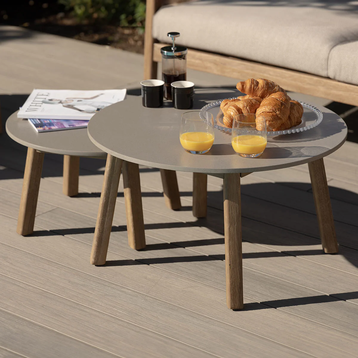 Maze - Martinique 3 Seat Lounge Set - Light Brown - Image 8