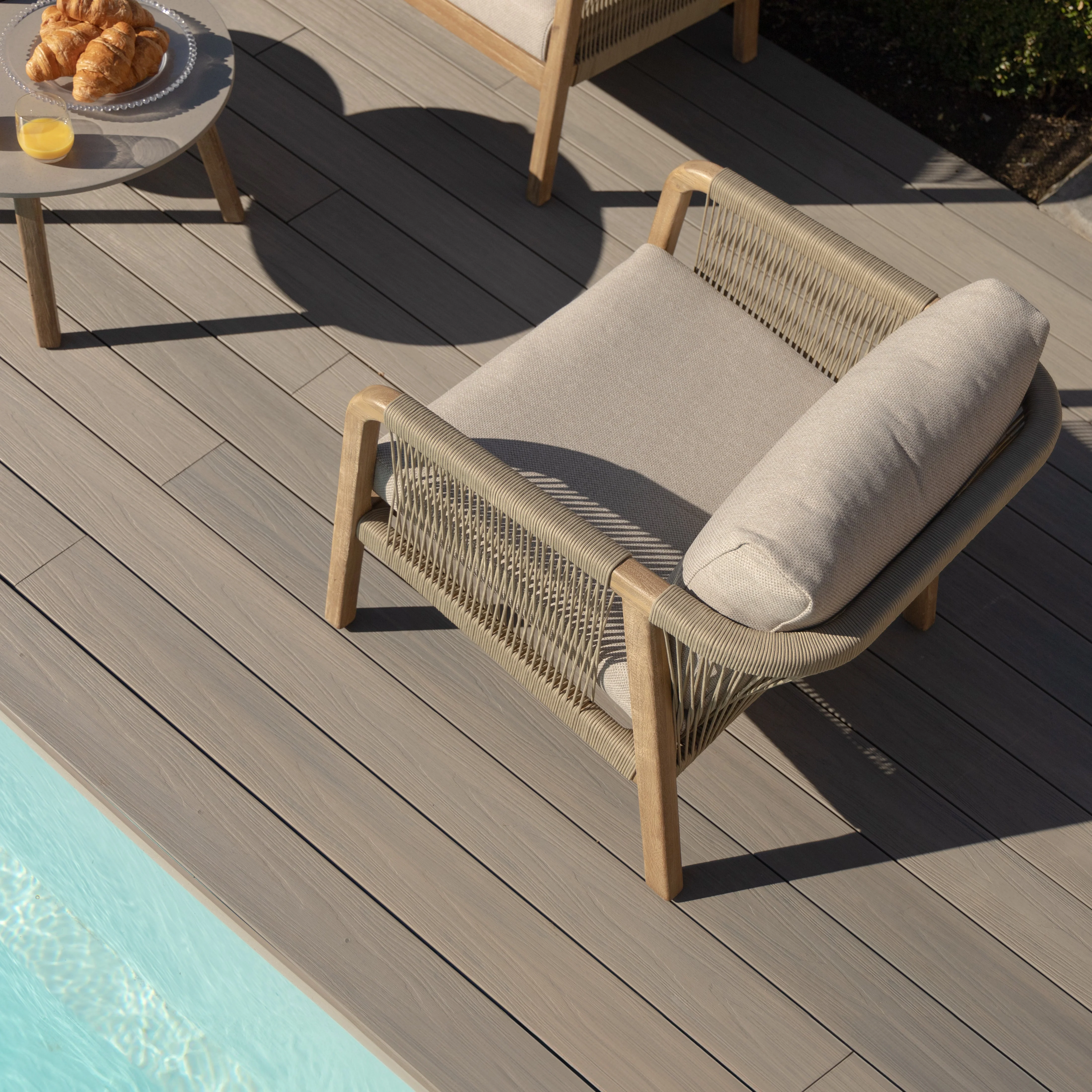 Maze - Martinique 3 Seat Lounge Set - Light Brown - Image 9