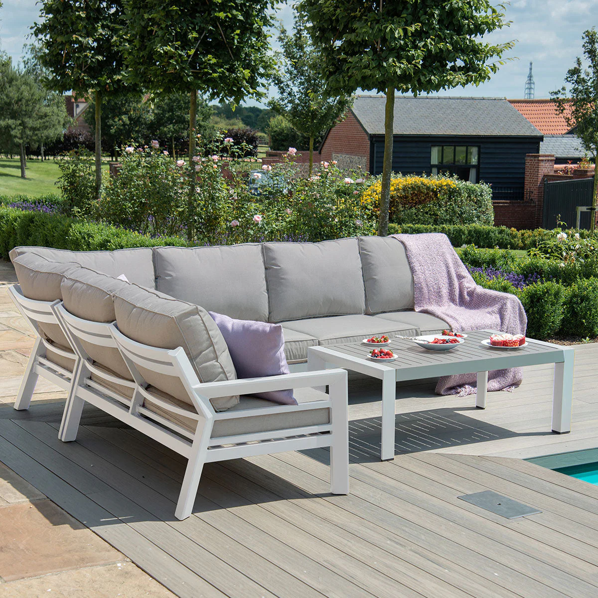Maze New York Corner Sofa Set - Image 10
